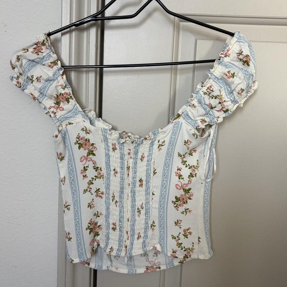 Reformation Ogden Floral Top - Picture 3 of 4